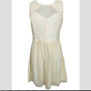 Maurices Ivory Lace Dress Sleeveless sz Large